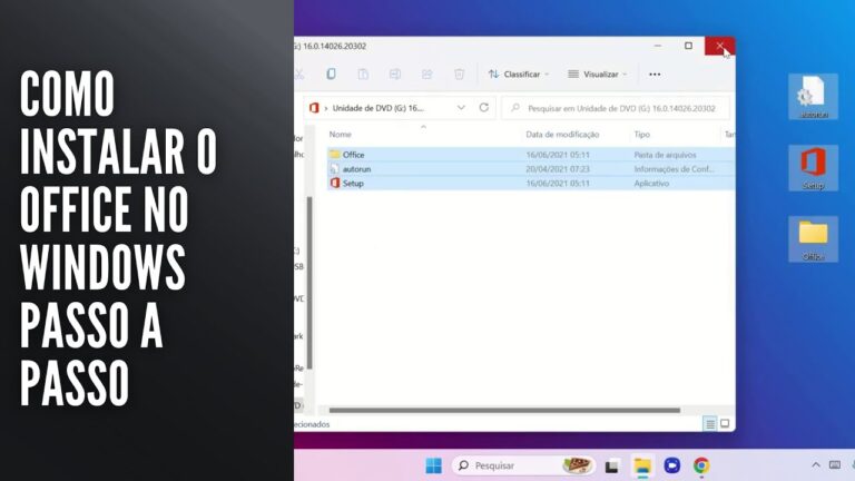 Como Instalar o Office no Windows Passo a Passo