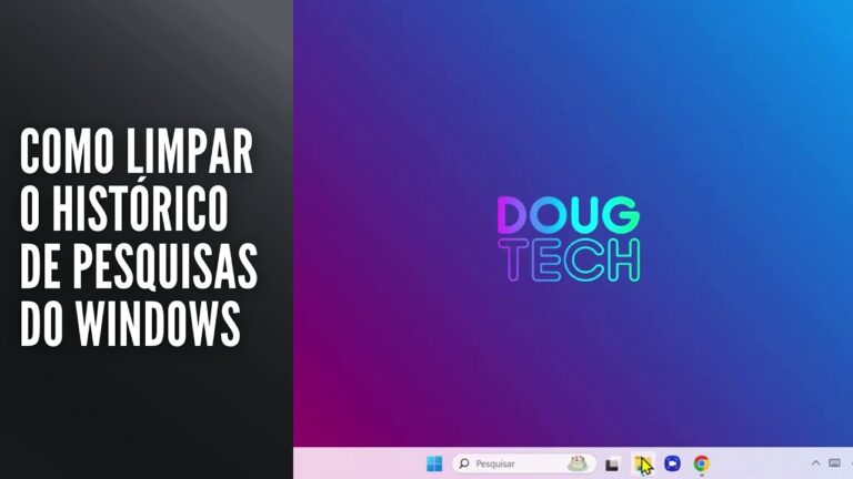 Como Limpar o Histórico de Pesquisas do Windows