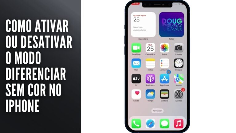 Como Ativar ou Desativar o Modo Diferenciar Sem Cor no iPhone