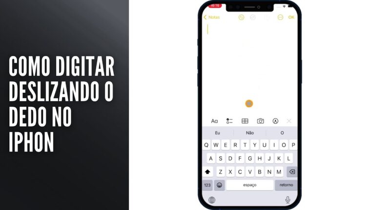 Como DIGITAR Deslizando o DEDO no iPhone