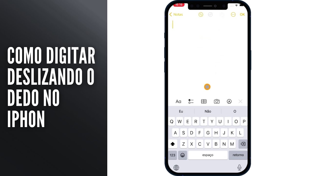 Como DIGITAR Deslizando o DEDO no iPhone Como DIGITAR Deslizando o DEDO no iPhone
