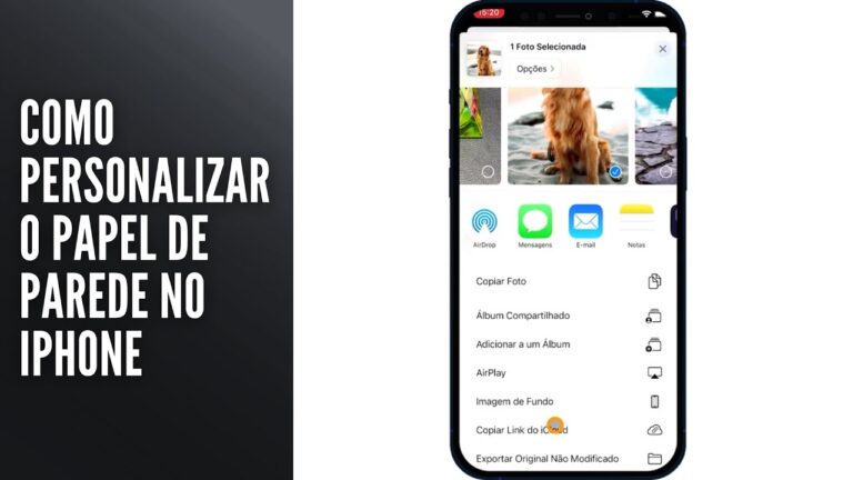 Como Personalizar o Papel de Parede no iPhone