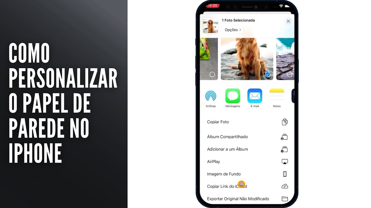 Como Personalizar o Papel de Parede no iPhone