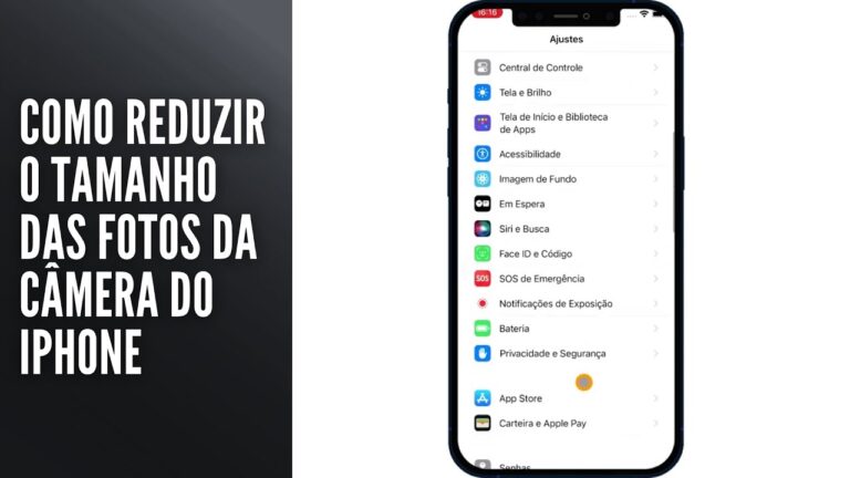Como Reduzir o Tamanho das Fotos da Câmera do iPhone