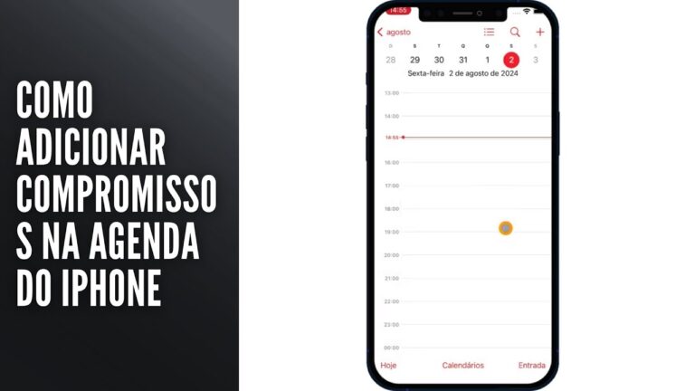 Como Adicionar Compromissos na AGENDA do iPhone