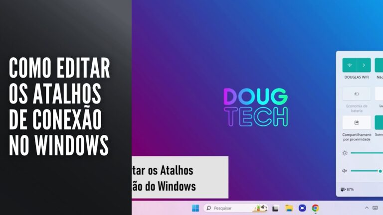 Como Editar os Atalhos de Conexão no Windows
