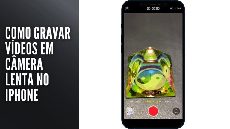 Como Gravar Vídeos em CÂMERA LENTA no iPhone