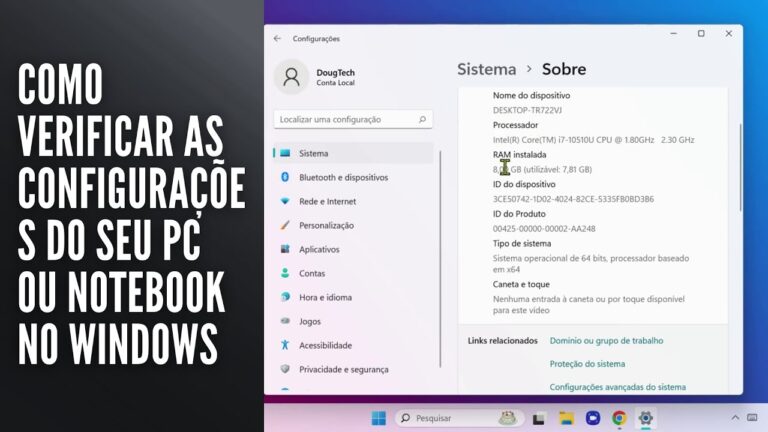 Como Verificar as Configurações do Seu PC ou Notebook no Windows