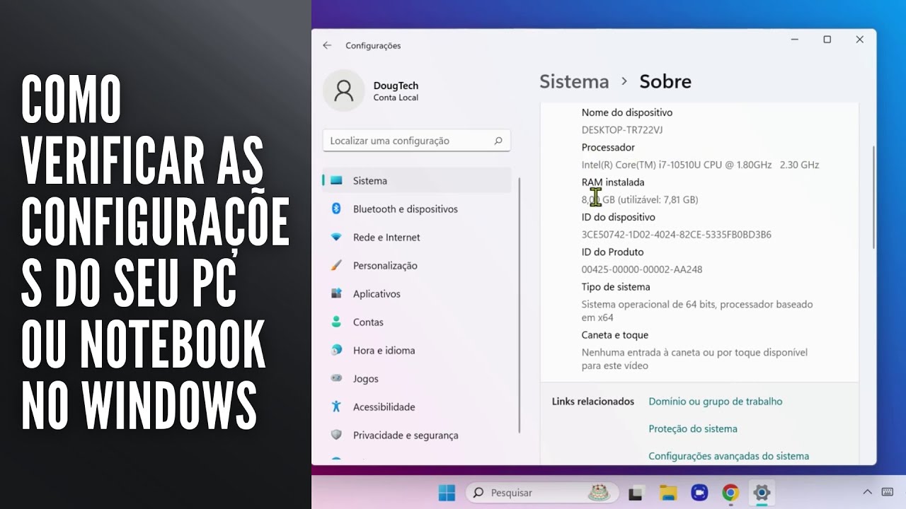 Como Verificar as Configurações do Seu PC ou Notebook no Windows Como Verificar as Configurações do Seu PC ou Notebook no Windows