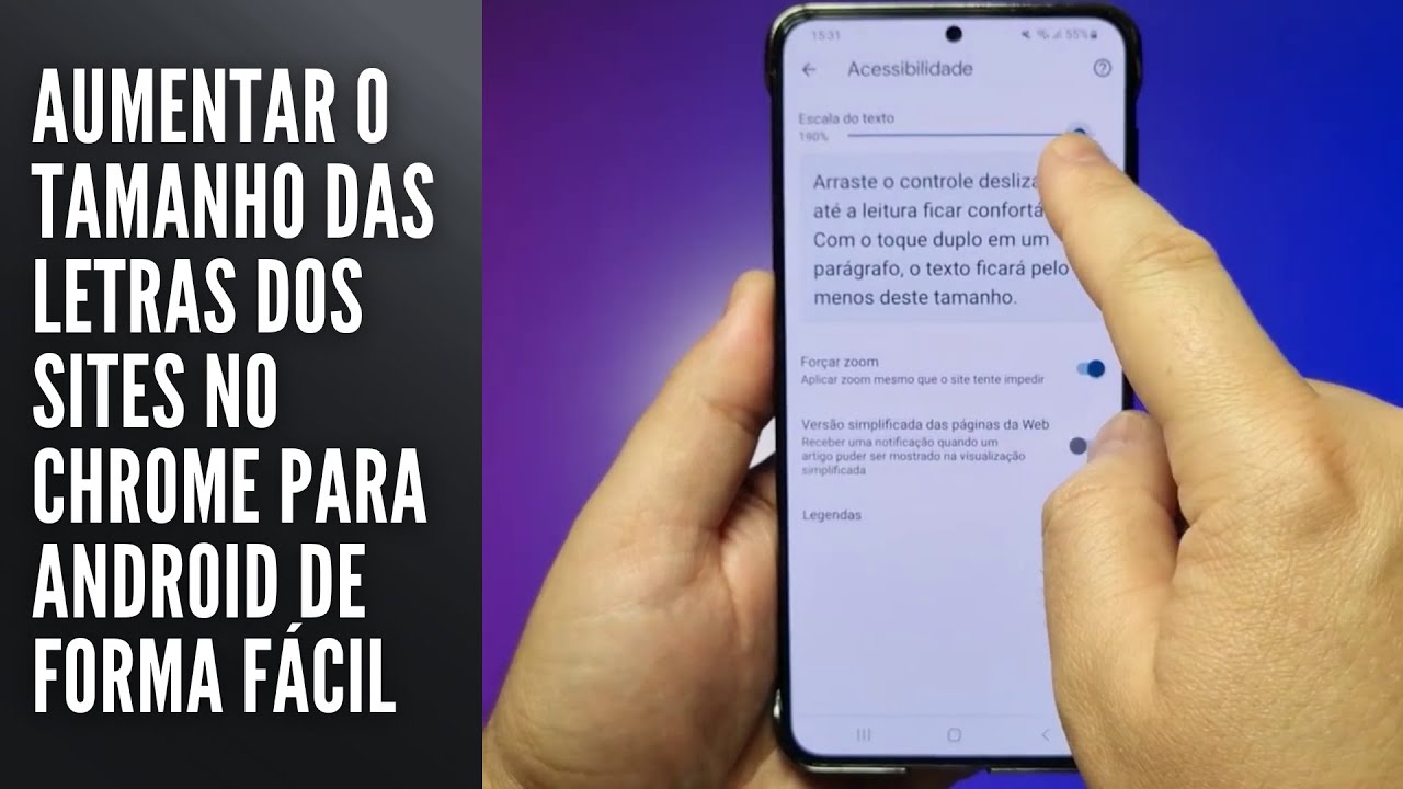 Aumentar o tamanho das letras dos sites no Chrome para Android de forma fácil Aumentar o tamanho das letras dos sites no Chrome para Android de forma fácil