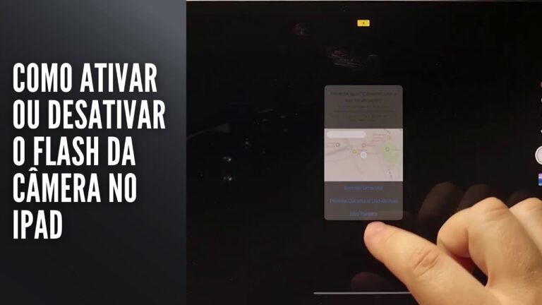 Como Ativar ou Desativar o Flash da Câmera no iPad Como Ativar ou Desativar o Flash da Câmera no iPad