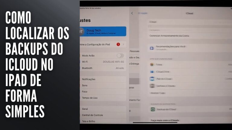 Como Localizar os Backups do iCloud no iPad de Forma Simples Como Localizar os Backups do iCloud no iPad de Forma Simples
