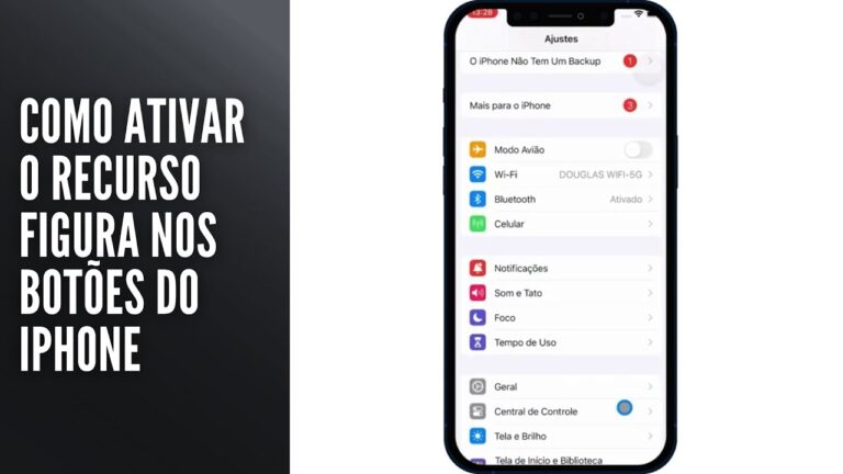 Como Ativar o Recurso Figura nos Botões do iPhone