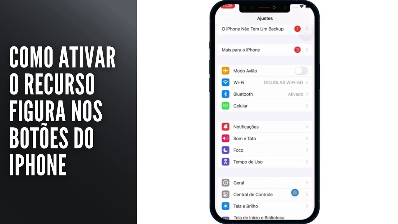 Como Ativar o Recurso Figura nos Botões do iPhone Como Ativar o Recurso Figura nos Botões do iPhone