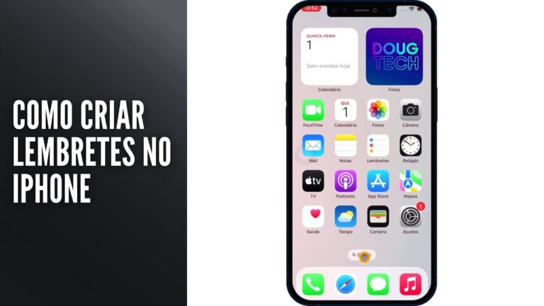 Como Criar Lembretes no iPhone