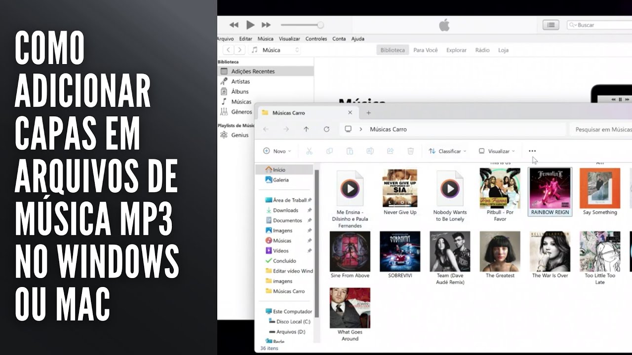 Como Adicionar Capas em Arquivos de Música MP3 no Windows ou Mac Como Adicionar Capas em Arquivos de Música MP3 no Windows ou Mac