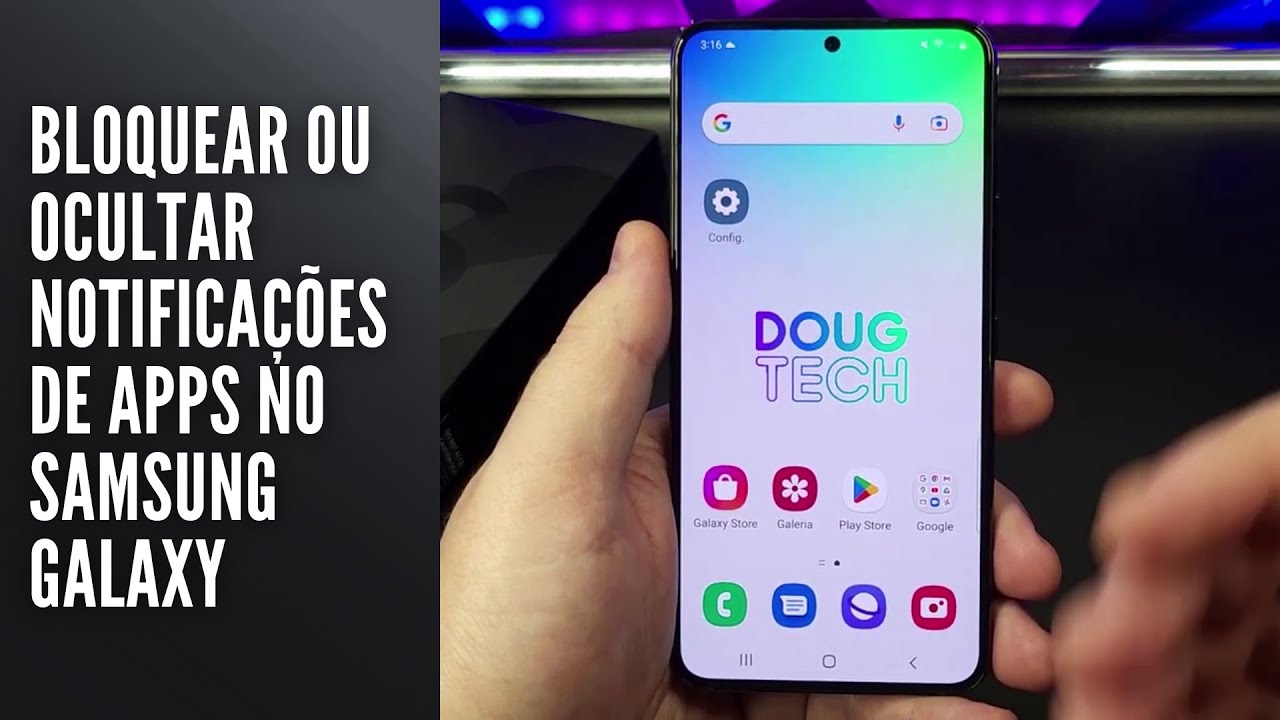 Bloquear ou Ocultar Notificações de Apps no Samsung Galaxy