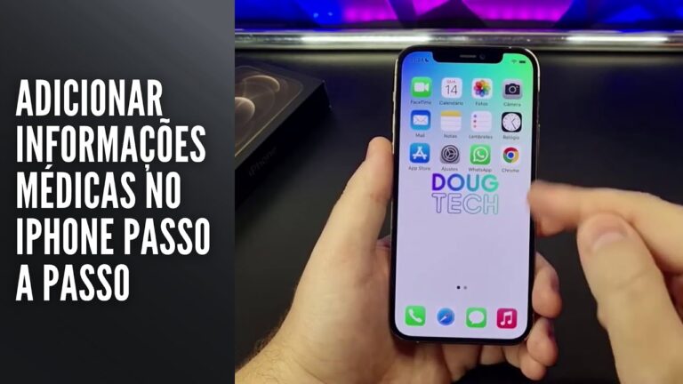 Adicionar Informações Médicas no iPhone Passo a Passo