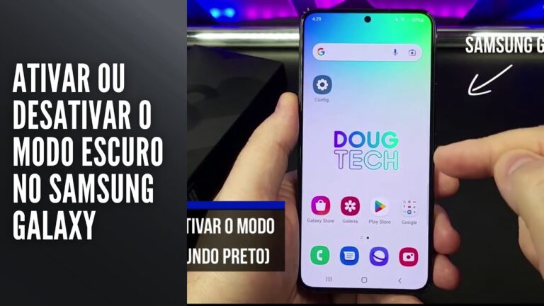 Ativar ou Desativar o Modo Escuro no Samsung Galaxy