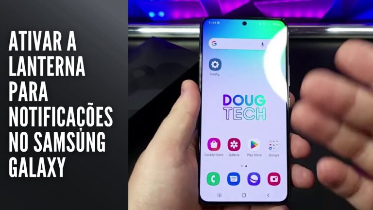 Ativar a Lanterna para Notificações no Samsung Galaxy