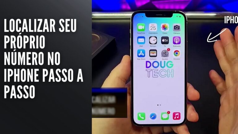 Localizar Seu Próprio Número no iPhone Passo a Passo