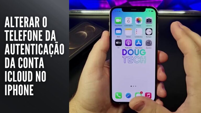 Alterar o Telefone da Autenticação da Conta iCloud no iPhone