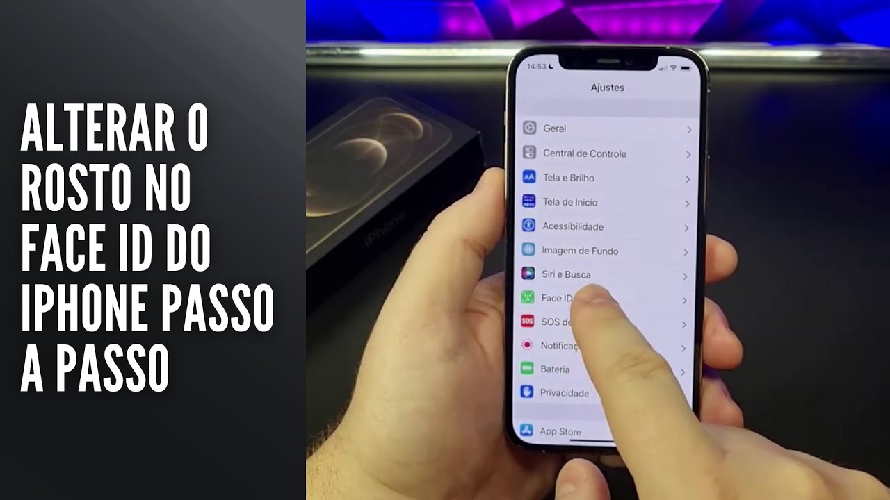 Alterar o Rosto no Face ID do iPhone Passo a Passo Alterar o Rosto no Face ID do iPhone Passo a Passo