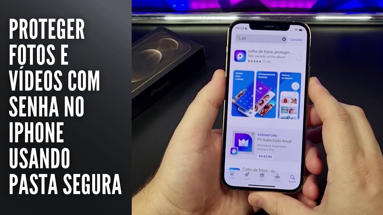 Proteger Fotos e Vídeos com Senha no iPhone usando Pasta Segura Proteger Fotos e Vídeos com Senha no iPhone usando Pasta Segura