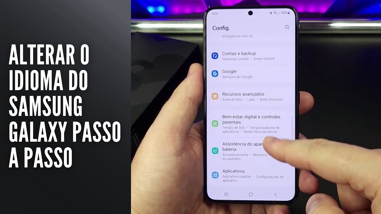 Alterar o Idioma do Samsung Galaxy Passo a Passo Alterar o Idioma do Samsung Galaxy Passo a Passo