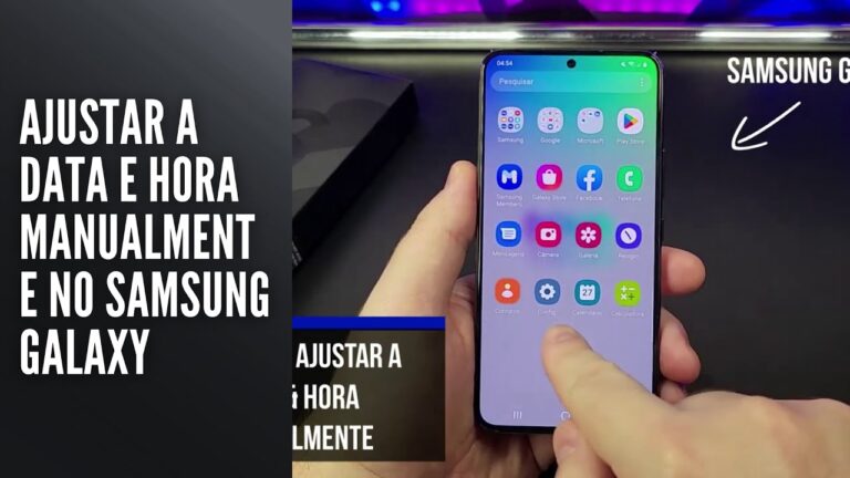 Ajustar a Data e Hora Manualmente no Samsung Galaxy