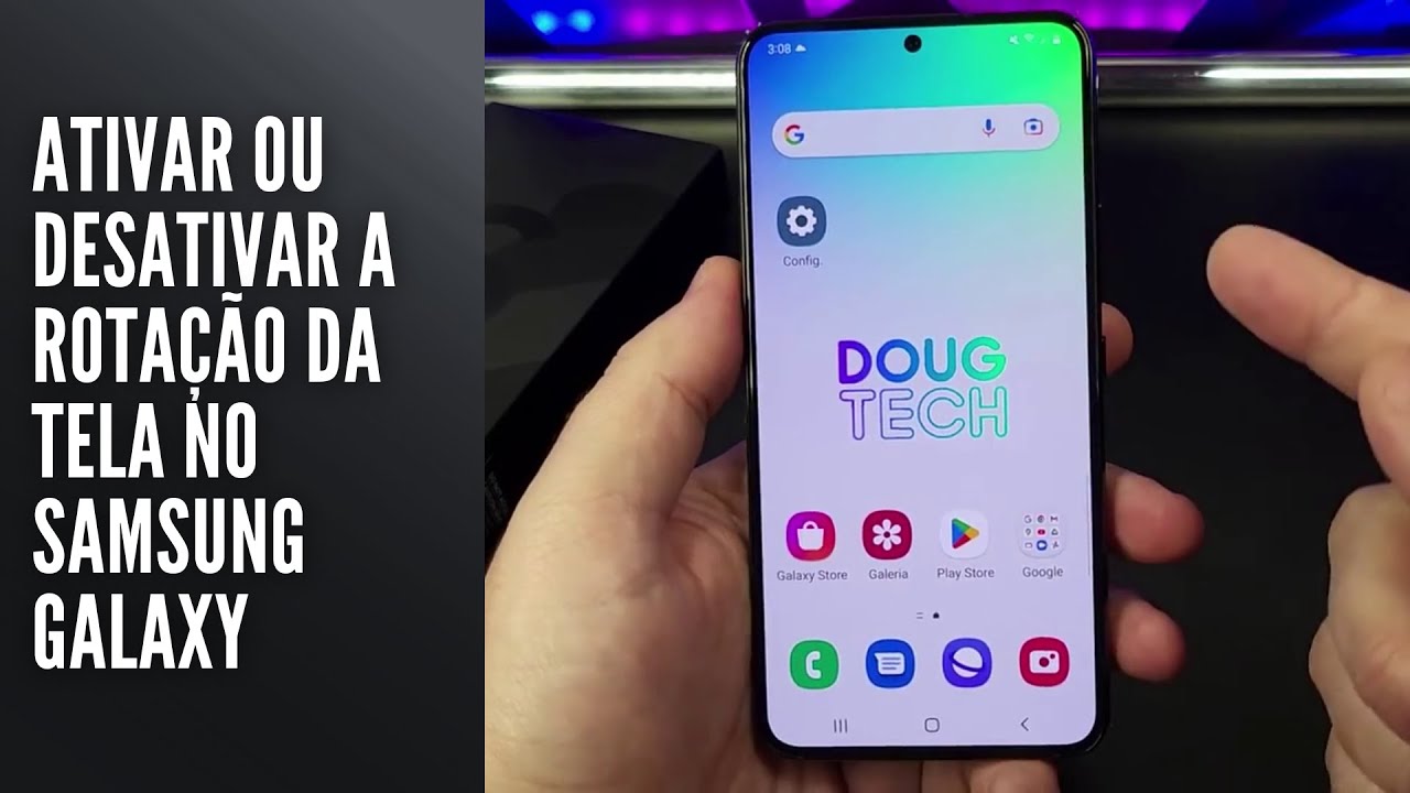Ativar ou Desativar a Rotação da Tela no Samsung Galaxy Ativar ou Desativar a Rotação da Tela no Samsung Galaxy