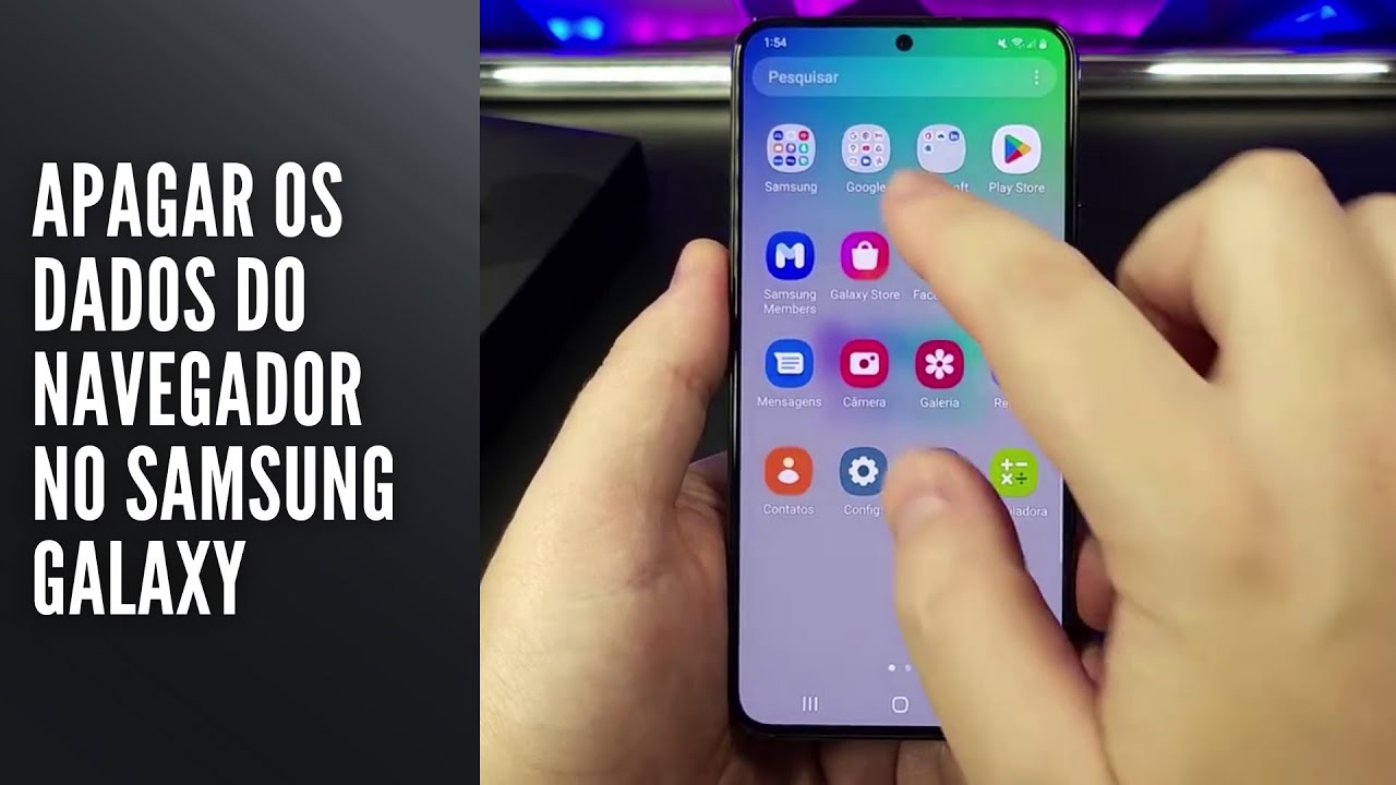 Apagar os Dados do Navegador no Samsung Galaxy