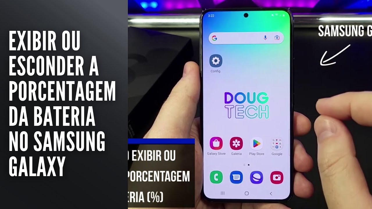 Exibir ou Esconder a Porcentagem da Bateria no Samsung Galaxy Exibir ou Esconder a Porcentagem da Bateria no Samsung Galaxy