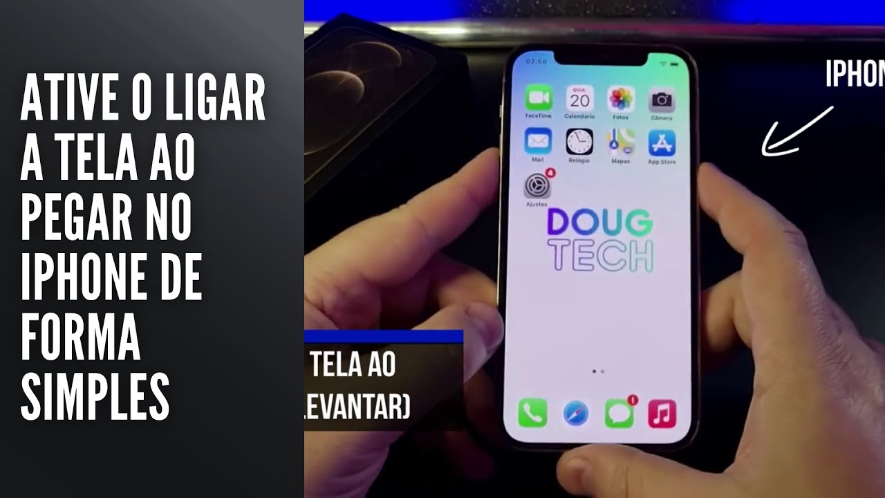 Ative o Ligar a Tela ao Pegar no iPhone de Forma Simples Ative o Ligar a Tela ao Pegar no iPhone de Forma Simples