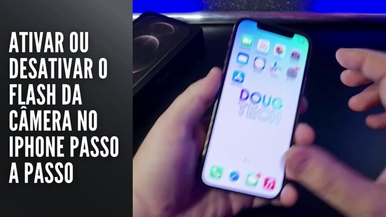 Ativar ou Desativar o Flash da Câmera no iPhone Passo a Passo