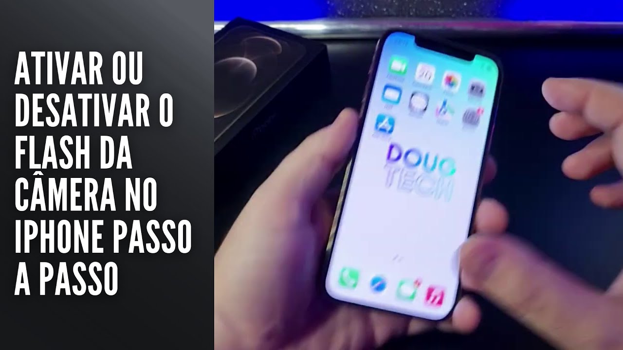Ativar ou Desativar o Flash da Câmera no iPhone Passo a Passo