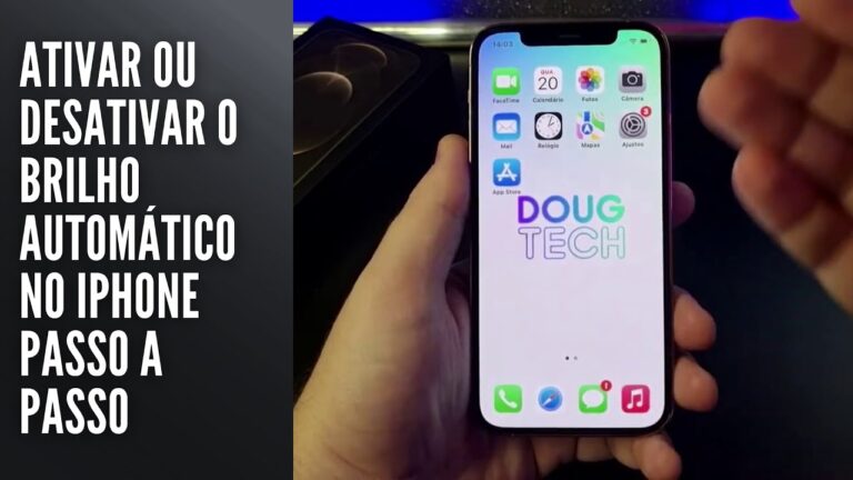 Ativar ou Desativar o Brilho Automático no iPhone Passo a Passo