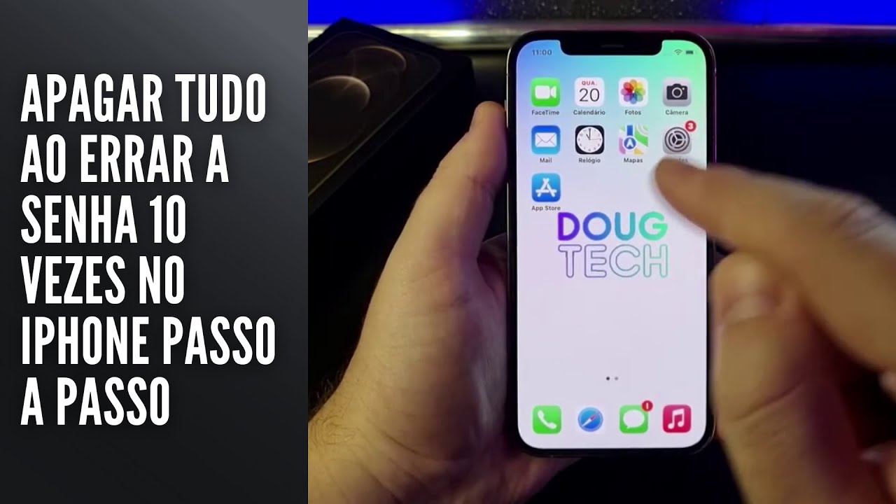 Apagar Tudo ao Errar a Senha 10 Vezes no iPhone (Como Ativar) Apagar Tudo ao Errar a Senha 10 Vezes no iPhone (Como Ativar)