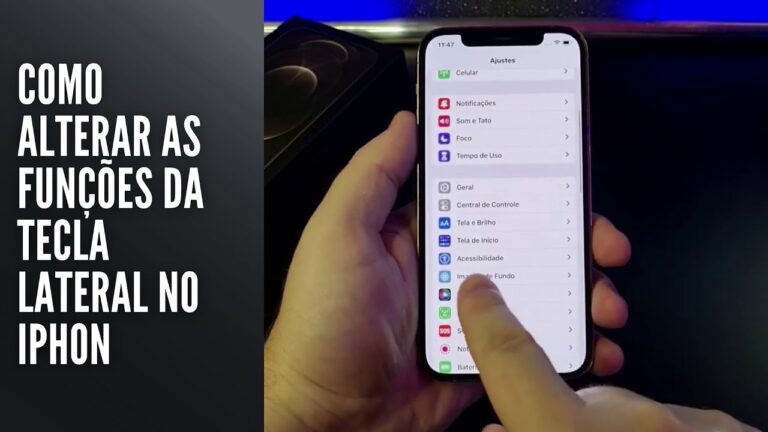 Como Alterar as Funções da TECLA LATERAL no iPhone Como Alterar as Funções da TECLA LATERAL no iPhone