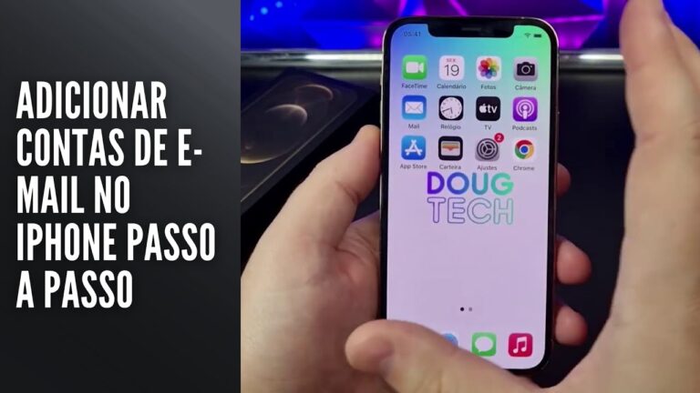 Adicionar Contas de E mail no iPhone Passo a Passo