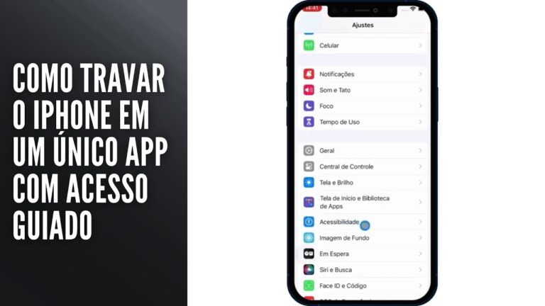 Como Travar o iPhone em um Único App com Acesso Guiado