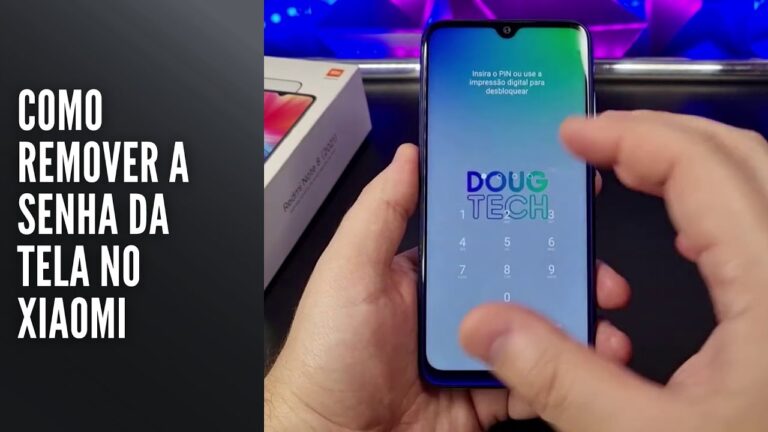Como remover a senha da tela no Xiaomi
