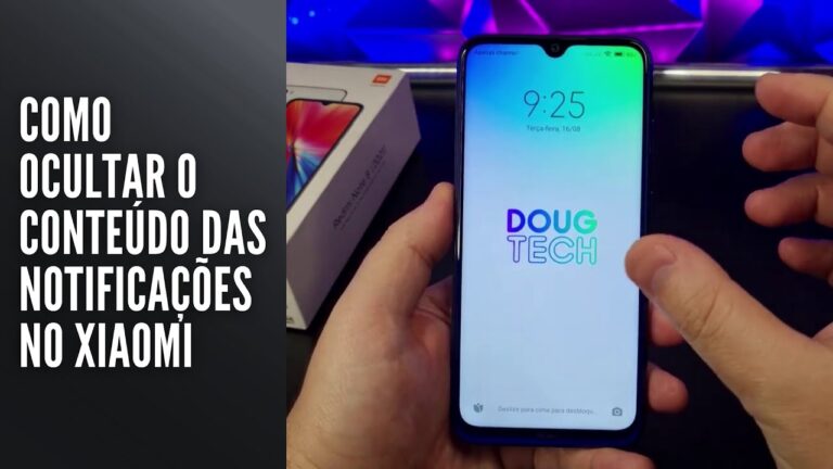 Como ocultar o conteúdo das notificações no Xiaomi
