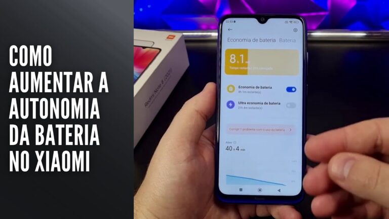 Como aumentar a autonomia da bateria no Xiaomi
