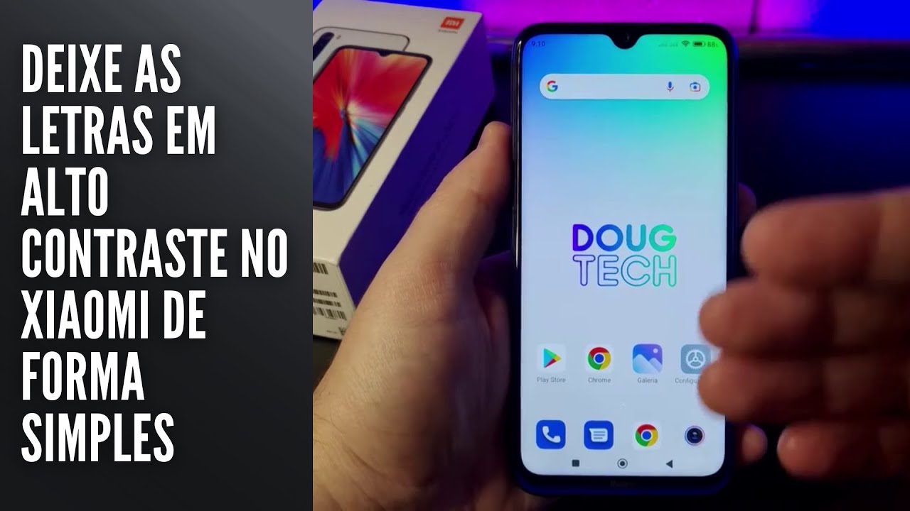 Deixe as Letras em Alto Contraste no Xiaomi de Forma Simples Deixe as Letras em Alto Contraste no Xiaomi de Forma Simples