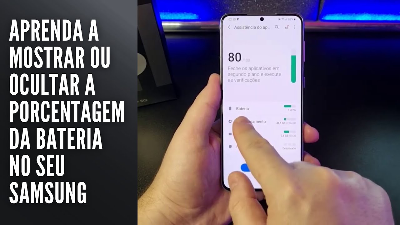 Aprenda a mostrar ou ocultar a porcentagem da bateria no seu Samsung Aprenda a mostrar ou ocultar a porcentagem da bateria no seu Samsung