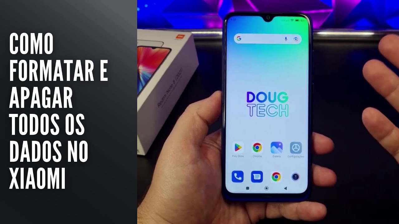 Como formatar e apagar todos os dados no Xiaomi