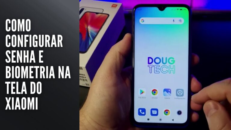 Como configurar senha e biometria na tela do Xiaomi