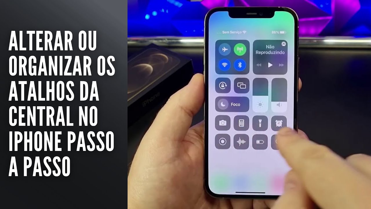 Alterar ou Organizar os Atalhos da Central no iPhone Passo a Passo Alterar ou Organizar os Atalhos da Central no iPhone Passo a Passo