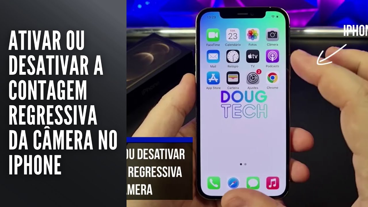 Ativar ou Desativar a Contagem Regressiva da Câmera no iPhone Ativar ou Desativar a Contagem Regressiva da Câmera no iPhone